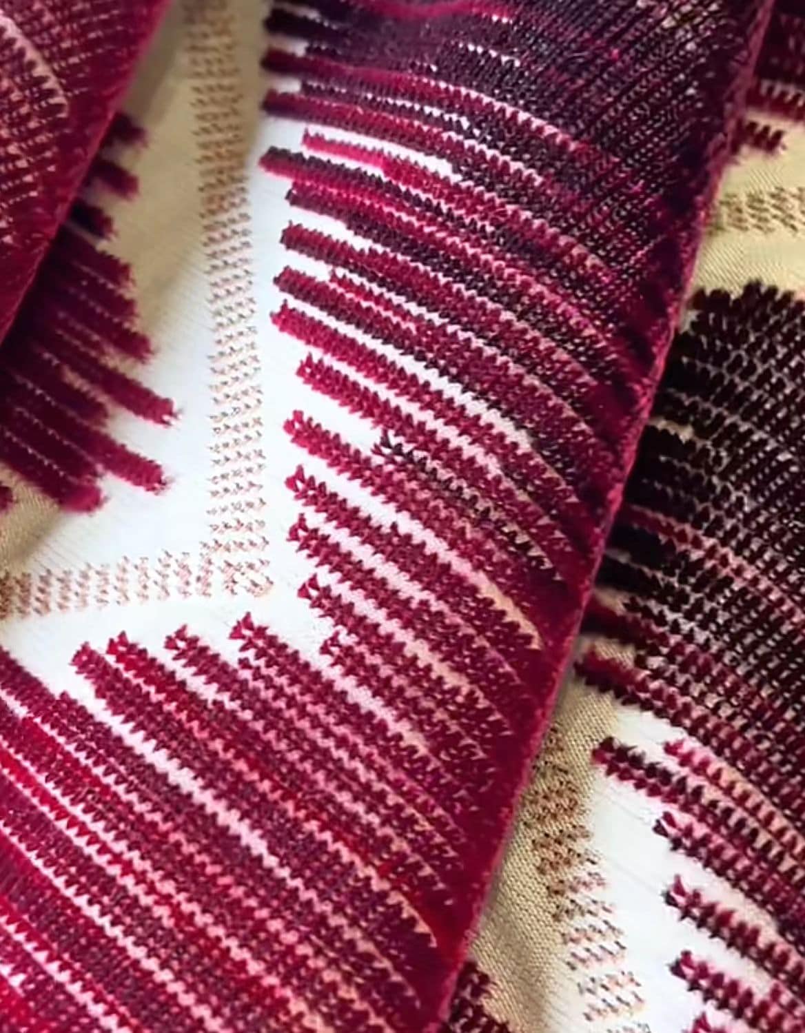 JBL Țesătură de catifea Jacquard de înaltă calitate, colecție nouă, model de linii întrețesute, catifea jacquard în stil Morden pentru canapea